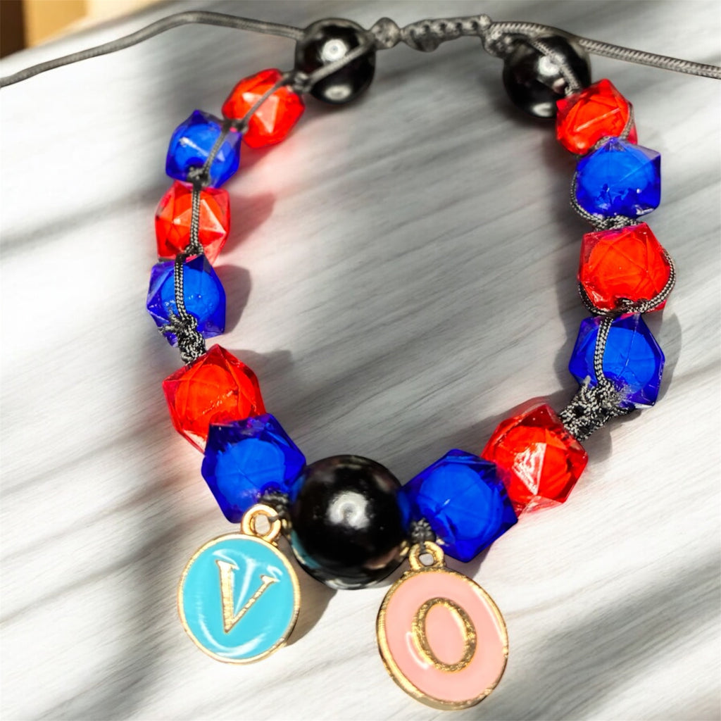 Custom Initial Threaded Bracelet