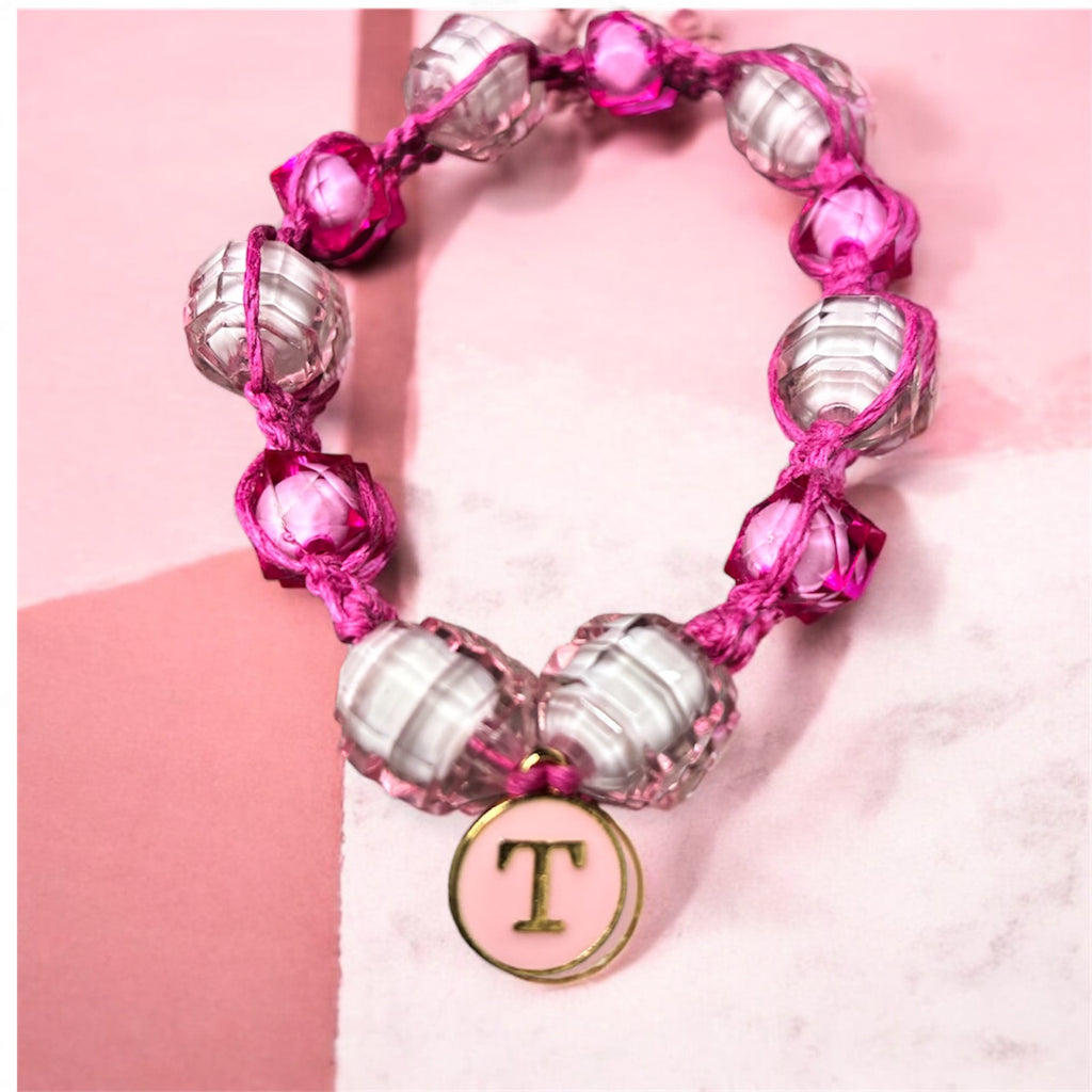 Custom Initial Threaded Bracelet